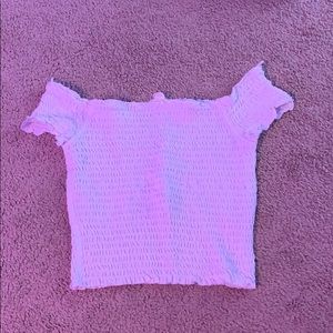 off the shoulder right tube top